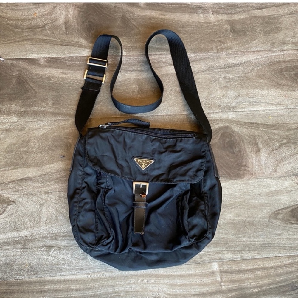 Prada messenger cross body
